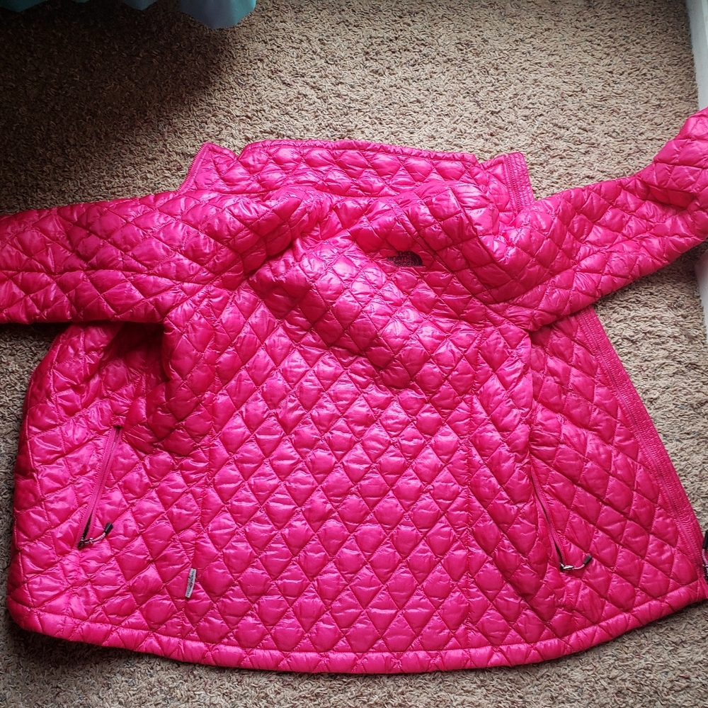 The North face pink Thermalball jacket S